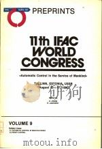 11TH IFAC WORLD CONGRESS  VOLUME 9（ PDF版）