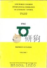 12TH WORLD CONGRESS INTERNATIONAL FEDERATION OF AUTOMATIC CONTROL  VOLUME 7（ PDF版）