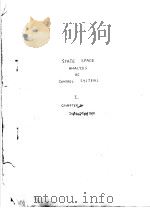 STATE SPACE ANALYSIS OF CONTROL SYSTEMS 1 PDF电子版封面