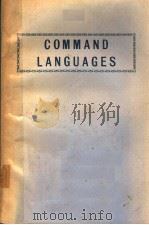 COMMAND LANGUAGES PDF电子版封面 0720428289 C.UNGER
