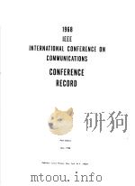 1968 IEEE INTERNATIONAL CONFERENCE ON COMMUNICATIONS CONFERENCE RECORD（ PDF版）