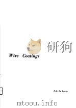 WIRE COATINGS PDF电子版封面 D.J.DE RENZO