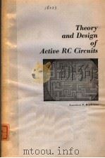 THEORY AND DESIGN OF ACTIVE RC CIRCUITS（ PDF版）