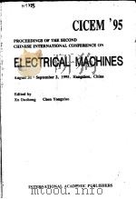 ELECTRICAL MACHINES VOLUME 1 PDF电子版封面 7800030547 XU DAZHONG CHEN YONGXIAO