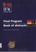 15TH TRIENNIAL WORLD CONGRESS OF THE INTERNATIONAL FEDERATION OF AUTOMATIC CONTROL FINAL PROGRAM BOO PDF电子版封面
