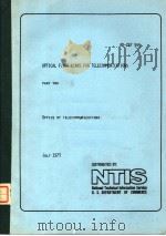 OPTICAL FIBER LINKS FOR TELECOMMUNICATIONS  PART TWO（ PDF版）