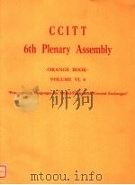 CCITT 6TH PLENARY ASSEMBLY VOLUME  VI.4（ PDF版）