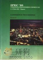 INTERNATIONAL POWER ENGINEERING CONFERENCE 1993 VOLUME 2（ PDF版）