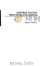 CONTROL SYSTEM PRINCIPLES AND DESIGN PDF电子版封面 ERNEST O.DOEBELIN