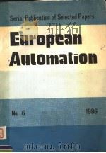SERIAL PUBLICATION OF SELECTED PAPERS EUROPEAN AULOMATION NO.6 PDF电子版封面