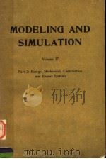 MODELING AND SIMULATION VOLUME 17 PDF电子版封面 087664969X