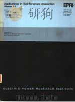 APPLICATIONS IN SOIL-STRUCTURE INTERACTION VOLUME 1-3 PDF电子版封面 D.P.JHAVERI