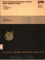 SURVEY OF EXISTING DATA BASES FOR PLUME MODEL VALIDATION STUDIES PDF电子版封面 RALPH C.SKLAREW ALAN JONCICH