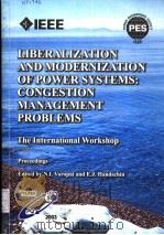 LIBERALIZATION AND MODERNIZATION OF POWER SYSTEMS:CONGESTION MANAGEMENT PROBLEMS PDF电子版封面 5939080243 N.I.VOROPAI AND E.J.HANDSCHIN