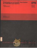 DEVELOPMENT OF AN EXTRUDER FEED SYSTEM FOR FIXED BED COAL GASIFIERS（ PDF版）