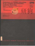 DEVELOPMENT OF A STANDARD METHOLOLOGY FOR THE CORRELATION AND ECTRAPOLATION OF ELEVATED TEMPERATURE PDF电子版封面 R.M.GOLDHOFF