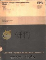 DYNAMIC ENERGY SYSTEM OPTIMIZATION MODEL PDF电子版封面 E.A.CHERNIAVSKY L.L.JUANG H.