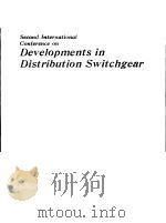 DEVELOPMENTS IN DISTRIBUTION SWITCHGEAR（ PDF版）