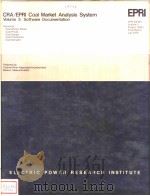 CRA/EPRI COAL MARKET ANALYSIS SYSTEM VOLUME 3:SOFTWARE DOCUMENTATION（ PDF版）