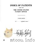 INDEX OF PATENTS 7 PDF电子版封面