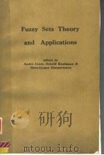 FUZZY SETS THEORY AND APPLICATIONS PDF电子版封面 9027722625 ANDRE JONES ARNOLD KAUFMANN