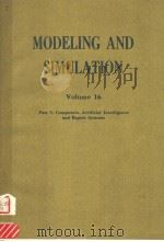 MODELING AND SIMULATION VOLUME 16 PART 3 PDF电子版封面 0876648863 WILLIAM G.VOGT MARLIN H.MICKL