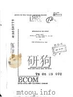 METEOROLOGICAL DATA REPORT PDF电子版封面