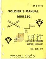 SOLDIER'S MANUAL MOS21G PDF电子版封面