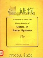 PROCEEDINGS SUPPLEMENT TO  VOLUME 128 OPTICS IN RADAR SYSTEMS（ PDF版）