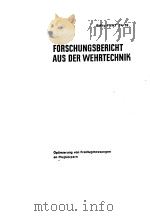 FORSCHUNGSBERICHT AUS DER WEHRTECHNIK PDF电子版封面