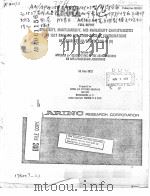 RELIABILITY MAINTANABILITY AND AVALABILITY CHARACTERISTICS OF 1527 BASELINE AND OTHER BASELINE CONFI（ PDF版）