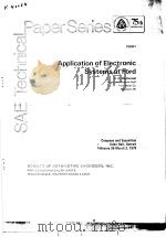 APPLICATION OF ELECTRONIC SYSTEMS AT FORD（ PDF版）