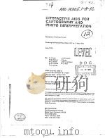 INTERACTIVE AIDS FOR CARTOGRAPHY AND PHOTO INTERPRETATION（ PDF版）