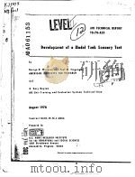 DEVELOPMENT OF A MODEL TANK GUNNERY TEST（ PDF版）
