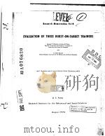 EVALUATION OF THREE BURST-ON-TARGET TRAINERS（ PDF版）