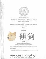 MOBILITY EXERCISE A (MEXA) FIELD TEST PROGRAM REPORT 2 PERFORMANCE OF MEXA AND THREE MILITARY VEHICL PDF电子版封面 B.G.SCHREINER