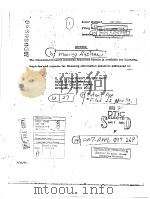THE GOVERNMENT-OWNED INVENTION DESCRIBED NEREIN IS AVAILABLE FORLICENSING.INQUIRIES AND REQUESTS FOR PDF电子版封面