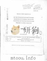 ON THE POSSIBILITY OF MULTI-PHONON EXCITATION OF INTERNAL MOLECULAR VIBRATIONS AS THE RATE CONTROLLI PDF电子版封面