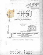 TWO-PHOTON RERADIATION FROM LASER PROTECTIVE MATERIALS PDF电子版封面