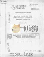 ANALYTICAL PREDICTIONS OF THE EFFECT OF WARHEAD ASYMMETRIES ON SHAPED CHARGE JETS PDF电子版封面 CLIFFORD L.ASELTINE