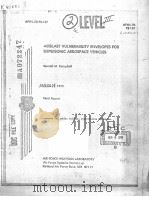 AIRBLAST VULNERABILITY EVNELOPES FOR SUPERSONIC AEROSPACE VEHICLES PDF电子版封面 GERAID M.CAMPBELL
