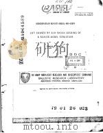 LIFT CAUSED BY AIR SHOCK LOADING OF A SCALED MODEL STRUCTURE PDF电子版封面 GEORGE A.COULTER