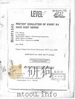 PRETEST SIMULATION OF EVENT S4 HAVE HOST SERIES PDF电子版封面 F.S.WONG J.ISENBERG