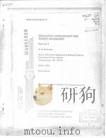 SIMULATION DEVELOPMENT FOR TARGET ASSESSMENT PART 3 OF 3 PDF电子版封面 J.A.EARICKSON