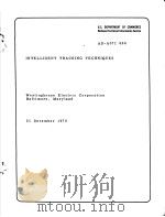 INTELLIGENT TRACKING TECHNIQUES（ PDF版）