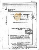 BALLUTE STABILIZATION FOR VARIOUS MUNITION CONFIGURATIONS BOOK 2 PDF电子版封面 J.J.GRAHAM