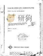 VON KARMAN INSTITUTE FOR FLUID DYNAMICS PDF电子版封面