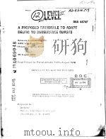 A PROPOSED RATIONALE TO ADAPT DELFIC TO SUBSURFACE BURSTS PDF电子版封面 JOSEPH T.MCGAHAN ROBERT J.LAT