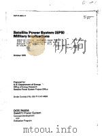 SATELLITE POWER SYSTEM(SPS) MILITARY IMPLICATIONS（ PDF版）