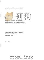 ADHESIVE MATERIAL TRANSFER IN THE EROSION OF AN ALUMINUM ALLOY（ PDF版）